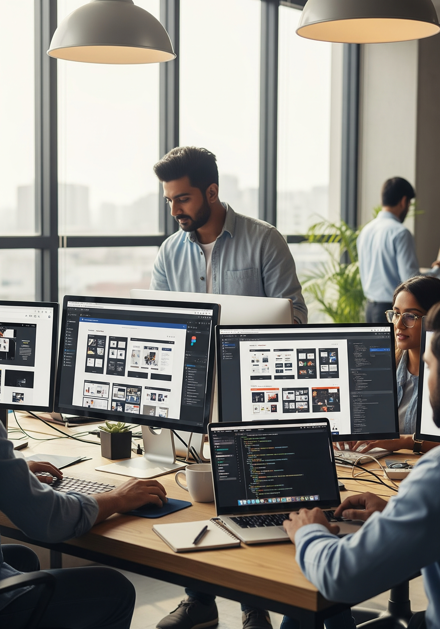 Web design illustration